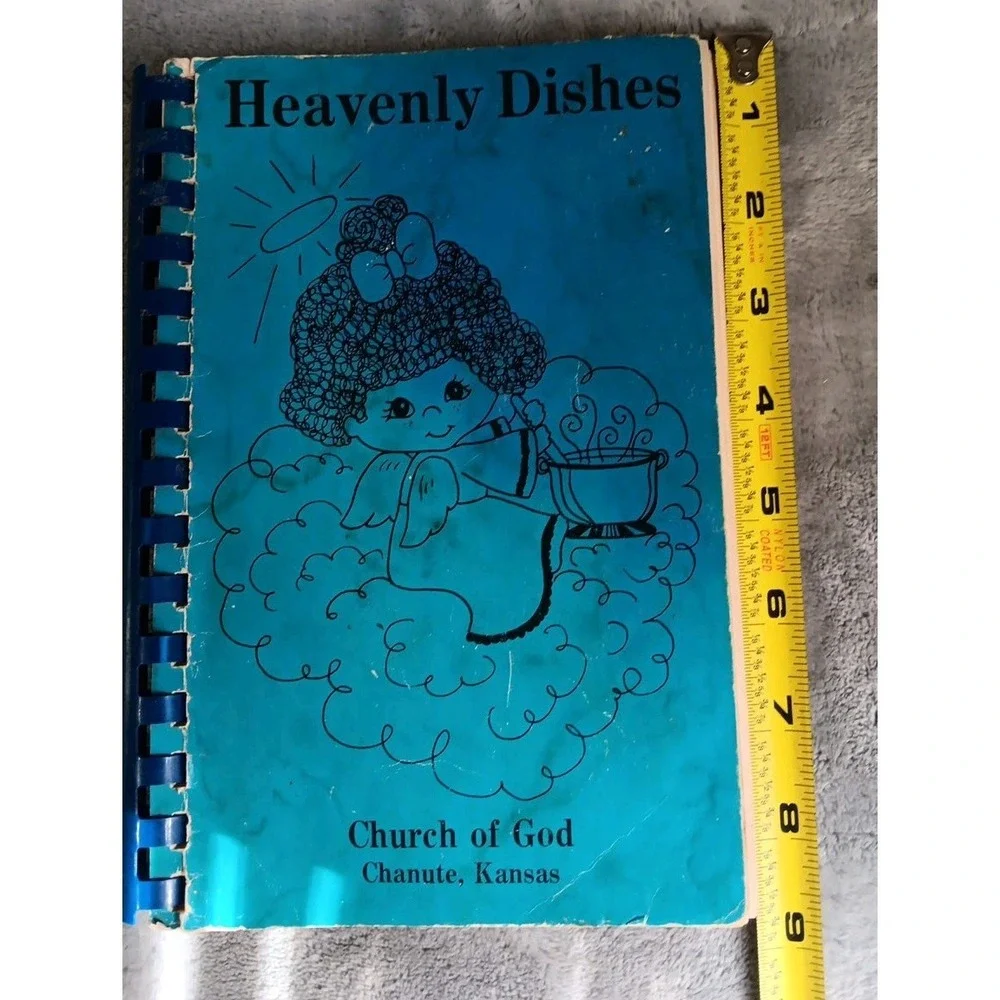Heavenly Dishes‎ Cookbook Chirch Of God Chanute Kansas 1984 Angel Cooking